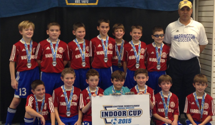 U10 Boys White Academy Team Finish As Finalists At The 2015 Indoor State Cups