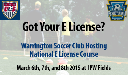 Warrington Soccer Club To Host National E License Coaching Education Course