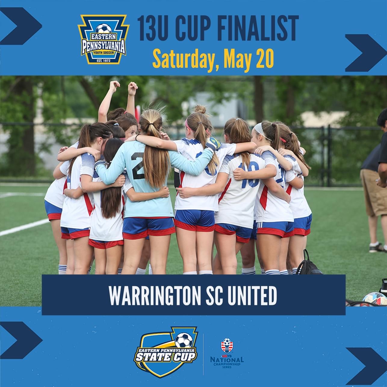 Congratulations to Warrington U13 United!